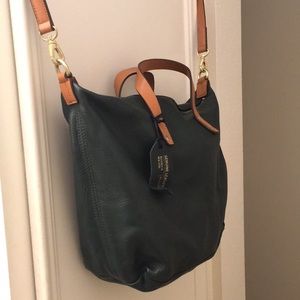 Leather crossbody bag